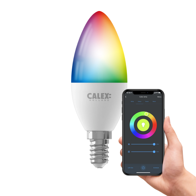Calex Smart LED Bulb - E14 - B35 - RGB + CCT