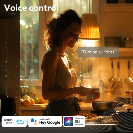 Calex Smart LED Bulb - E14 - Filament - P45 - CCT - Gold