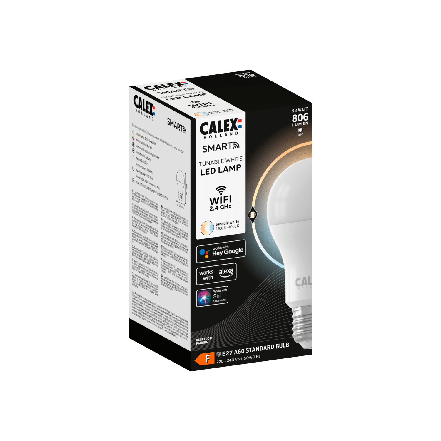 Calex Smart LED Bulb - E27 - A60 - CCT