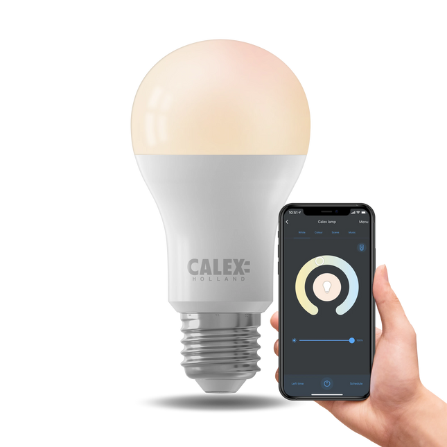 Calex Smart LED Bulb - E27 - A60 - White - 9.4W