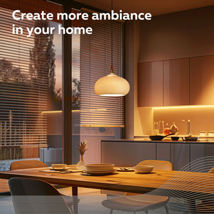 Calex Smart LED Bulb - E27 - Filament - G125 - CCT - Gold