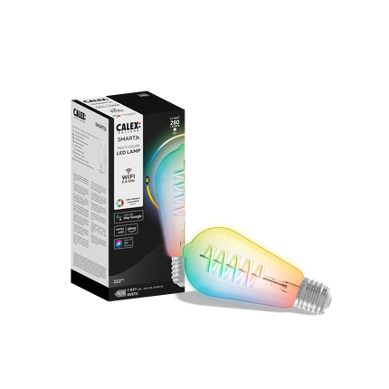 Calex Smart LED Bulb - E27 - Filament - RGB + CCT