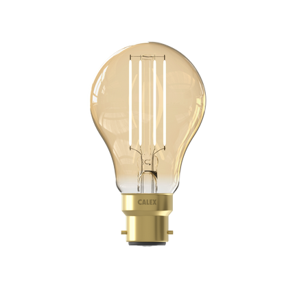 Calex Smart LED Bulb - Filament - B22 - A60 - Gold - 7W - Dimmable
