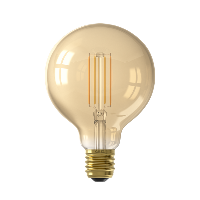 Calex Smart LED Bulb - Filament - E27 - G95 - Gold - 7W - Dimmable