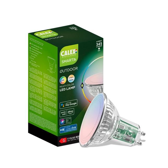 Calex Smart LED Bulb Mesh - GU10 - CCT and RGB