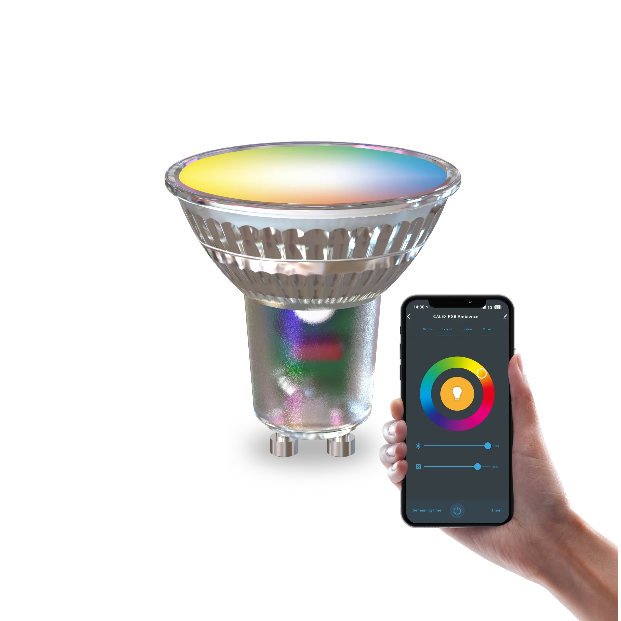 Calex Smart LED Spot - GU10 - RGB