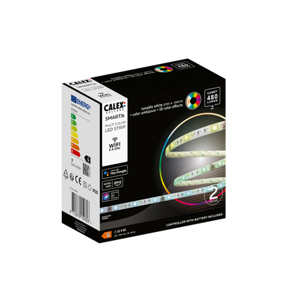 Calex Smart LED Strip - 2m - RGB + CCT