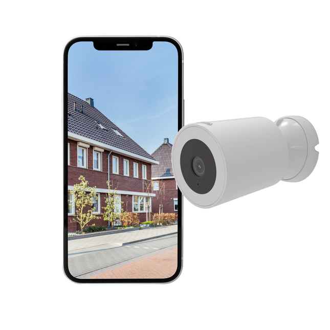 Calex Smart Outdoor Camera - 2K - White