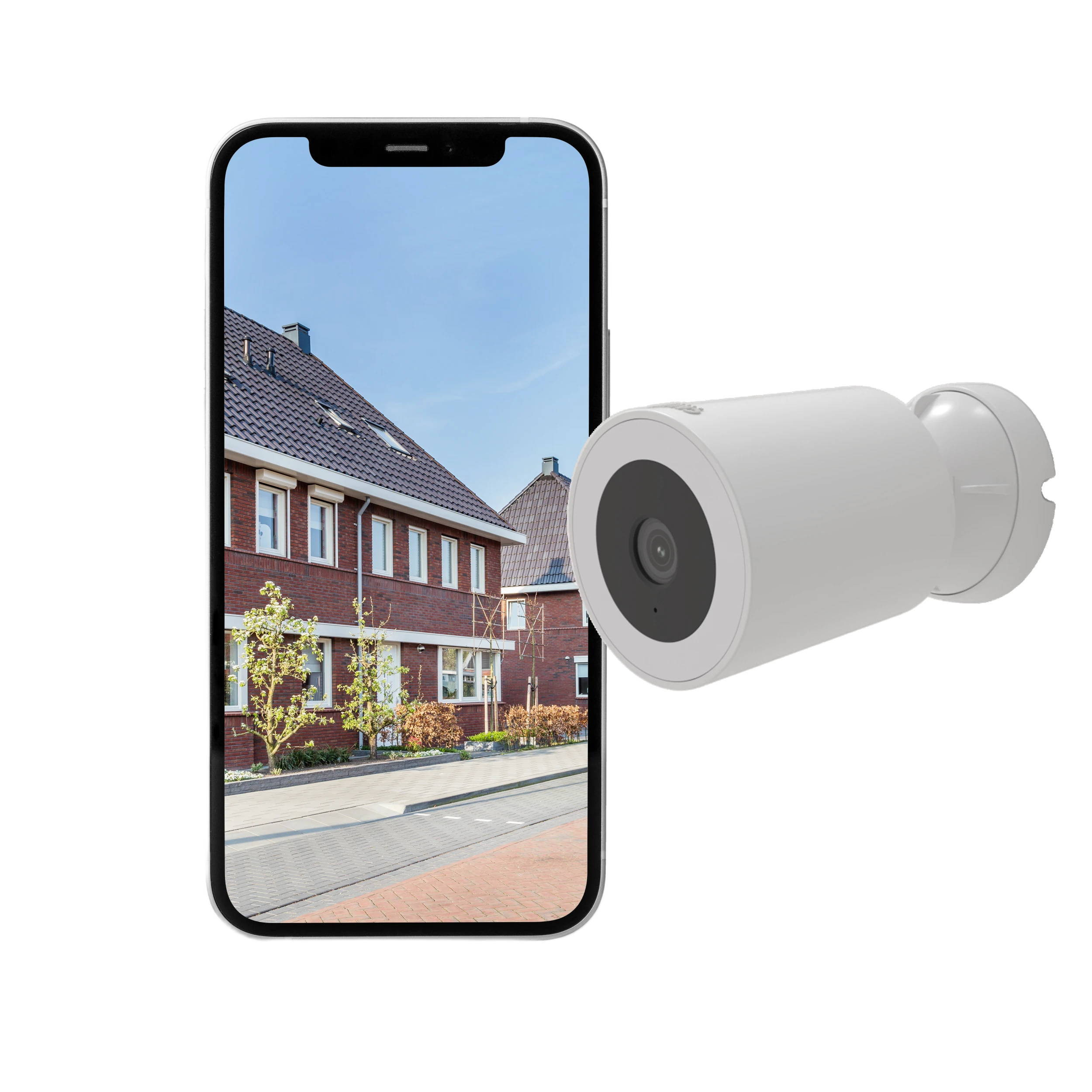 Calex Smart Outdoor Camera - 2K - White