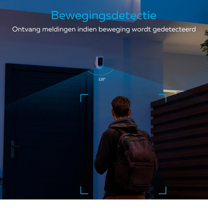 Calex Smart Outdoor Camera - 2K - Wireless - White