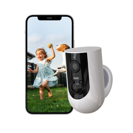 Calex Smart Outdoor Camera - 2K - Wireless - White