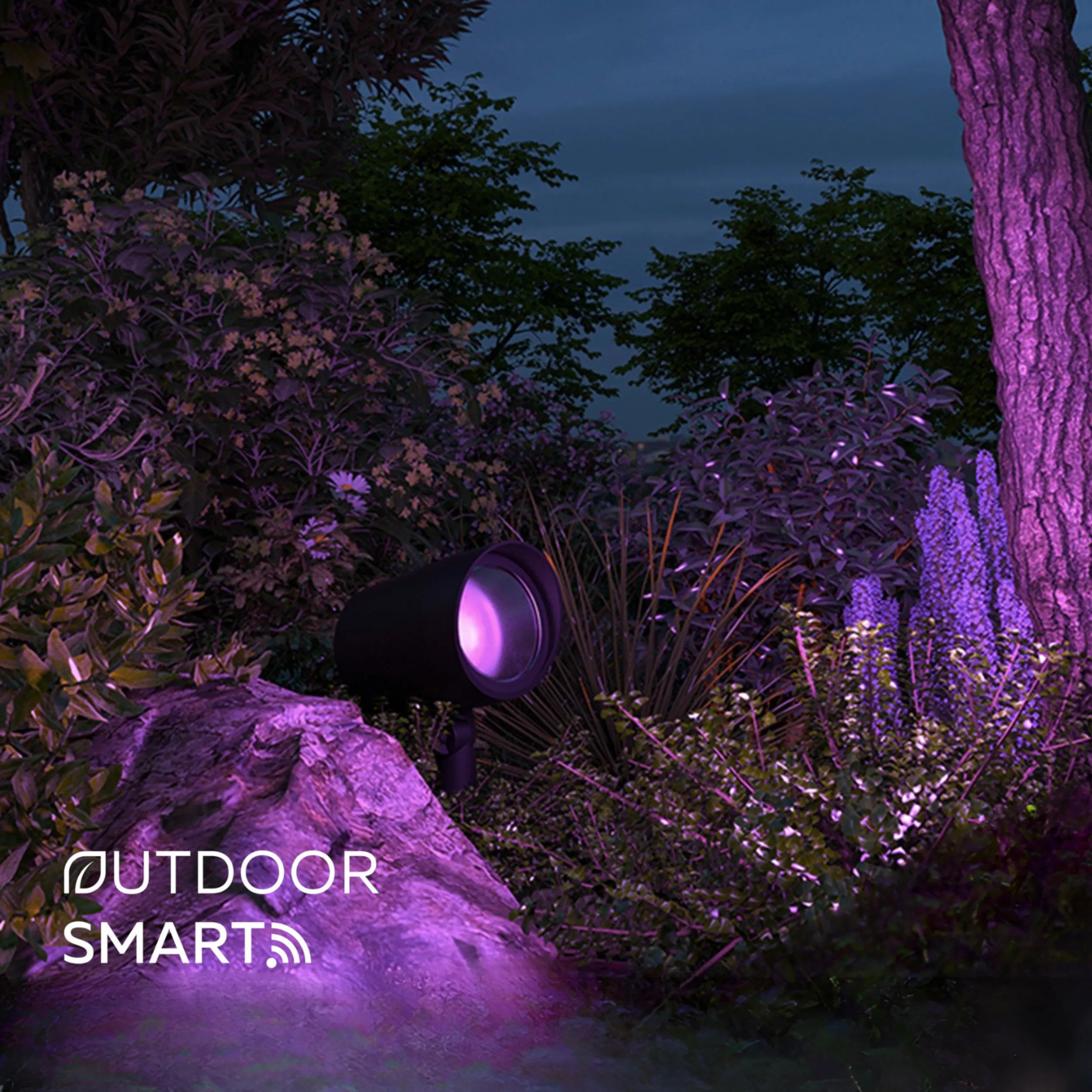 Calex Smart Outdoor Ground Spot - RGB - CCT - Black