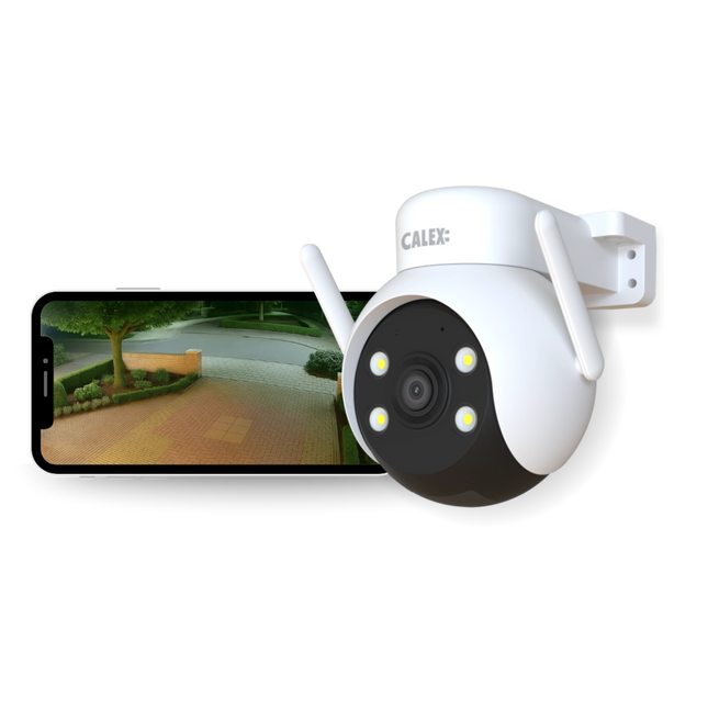 Calex Smart PTZ Camera - 2K - White