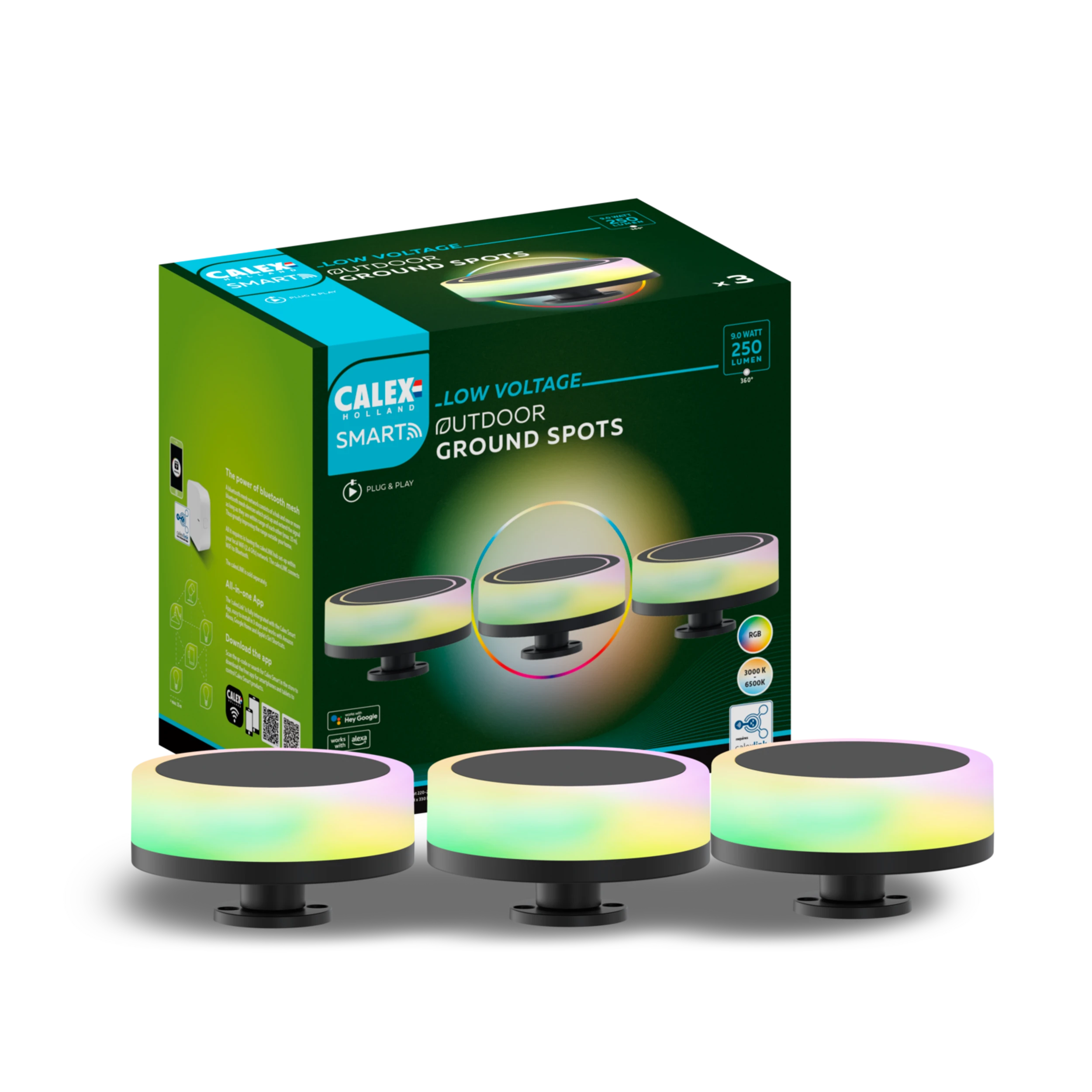 Calex Smart Path Lighting 24v - 3 Pack - RGB + CCT