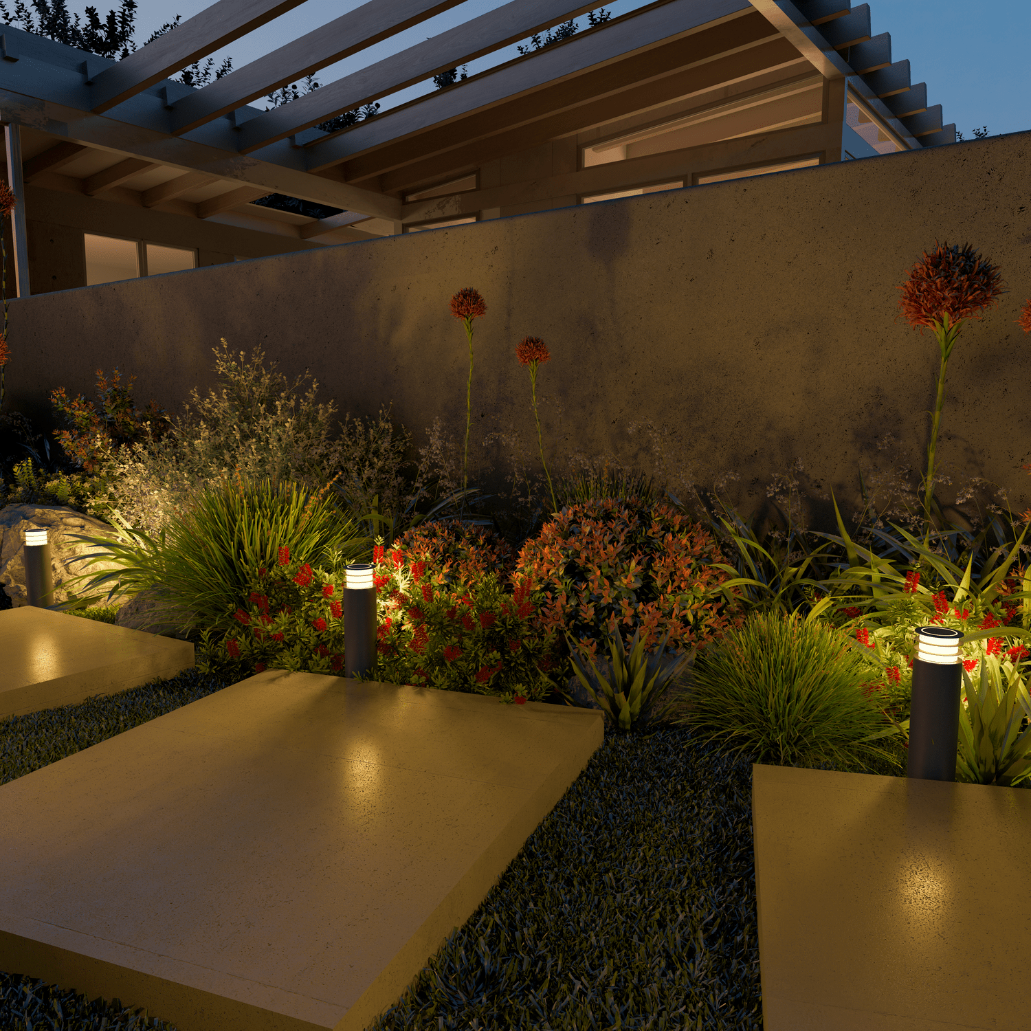 Calex Smart Pedestal Lamp 24v - 3 Pack - RGB + CCT