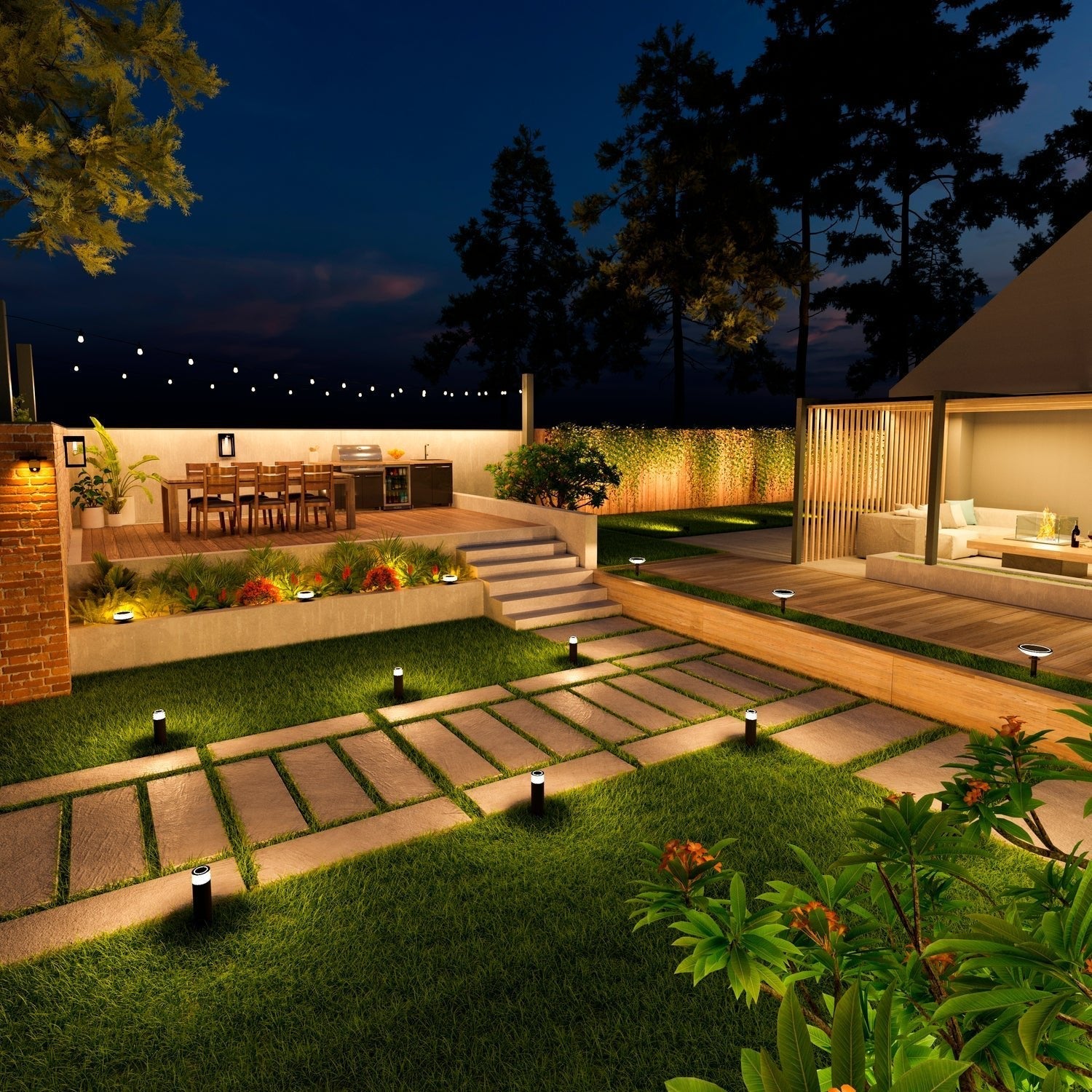 Calex Smart Pedestal Lamp 24v - 3 Pack - RGB + CCT