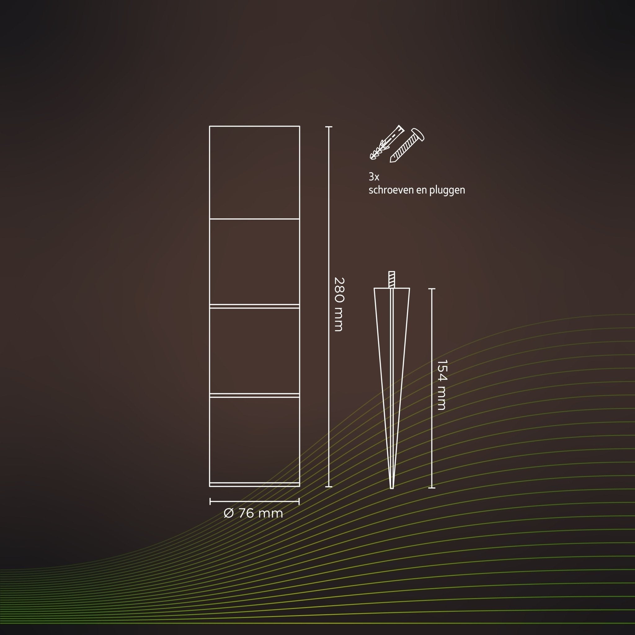 Calex Smart Pedestal Light - RGB + CCT - Black