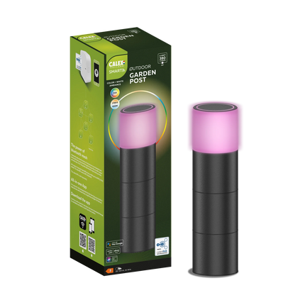 Calex Smart Pedestal Light - RGB + CCT - Black