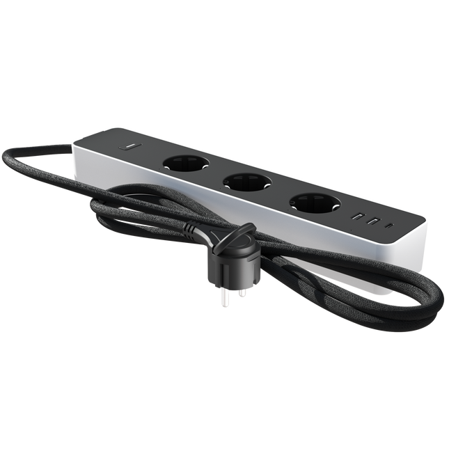 Calex Smart Power Strip - Energy Meter - White