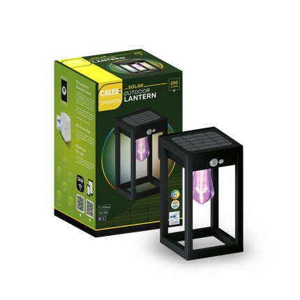 Calex Smart Solar Lantarn - RGB + CCT - Black