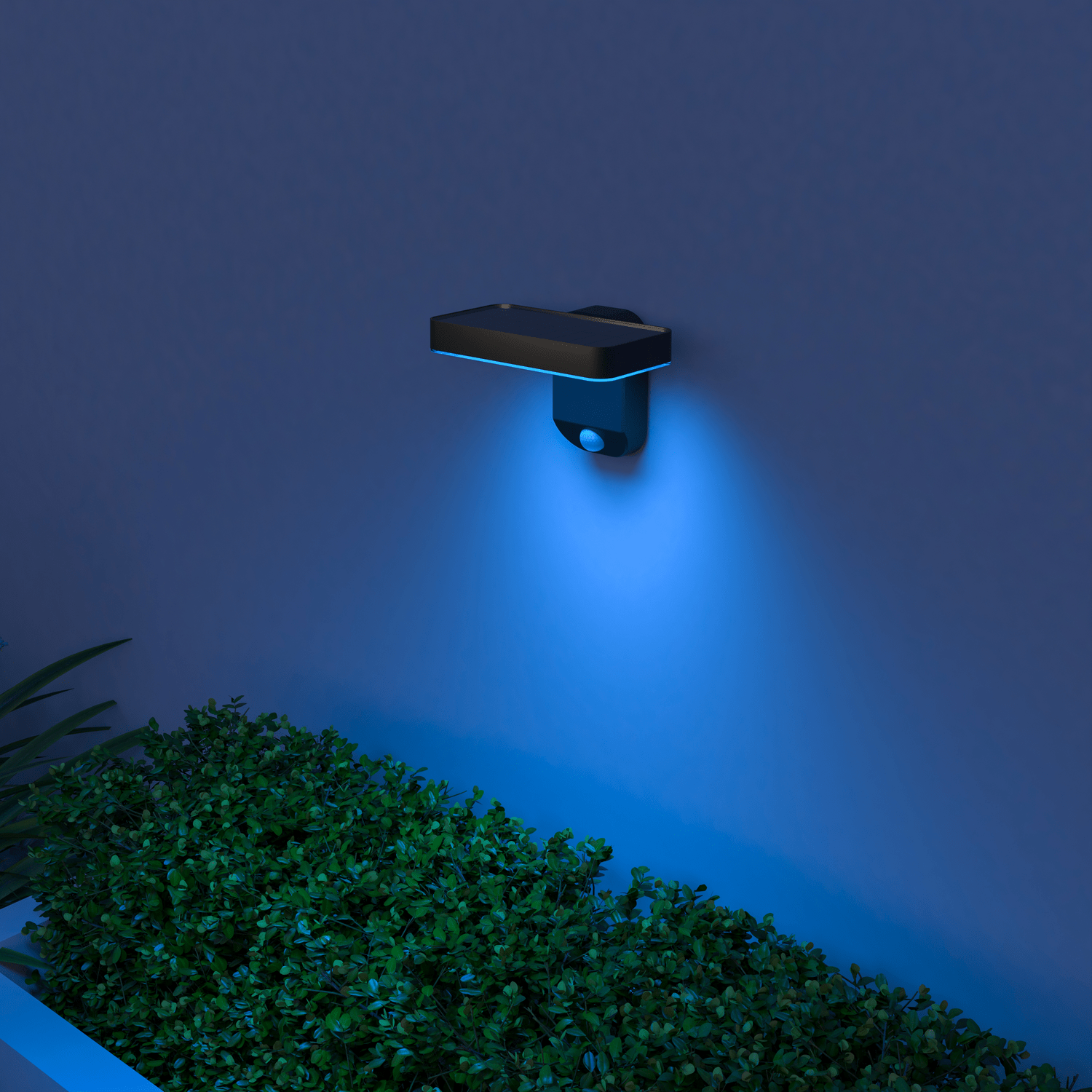 Calex Smart Solar Wall Light - RGB + CCT - Black