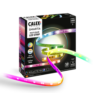 Calex Smart Strip Light - 10m - RGBIC + CCT (UK Plug)