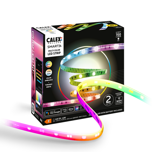 Calex Smart Strip Light - 2m - RGBIC + CCT