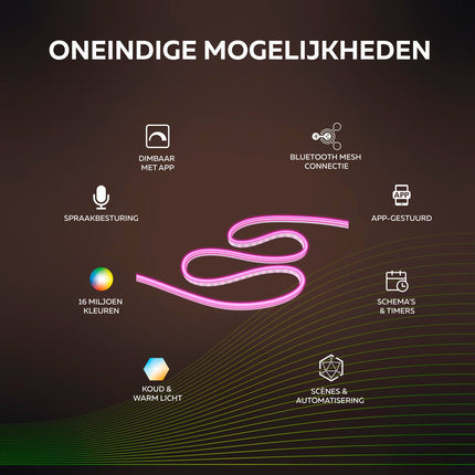 Calex Smart Strip Light - 5m - RGB + CCT