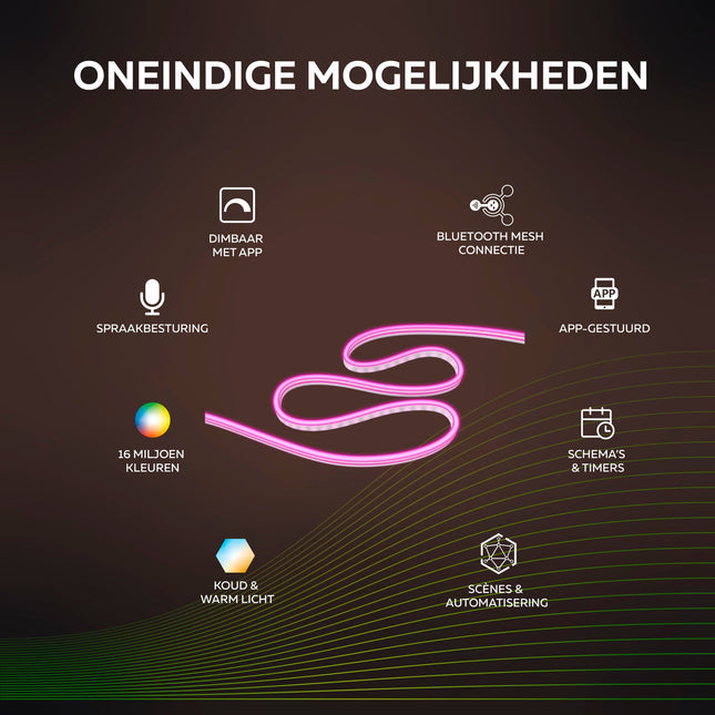 Calex Smart Strip Light - 5m - RGB + CCT