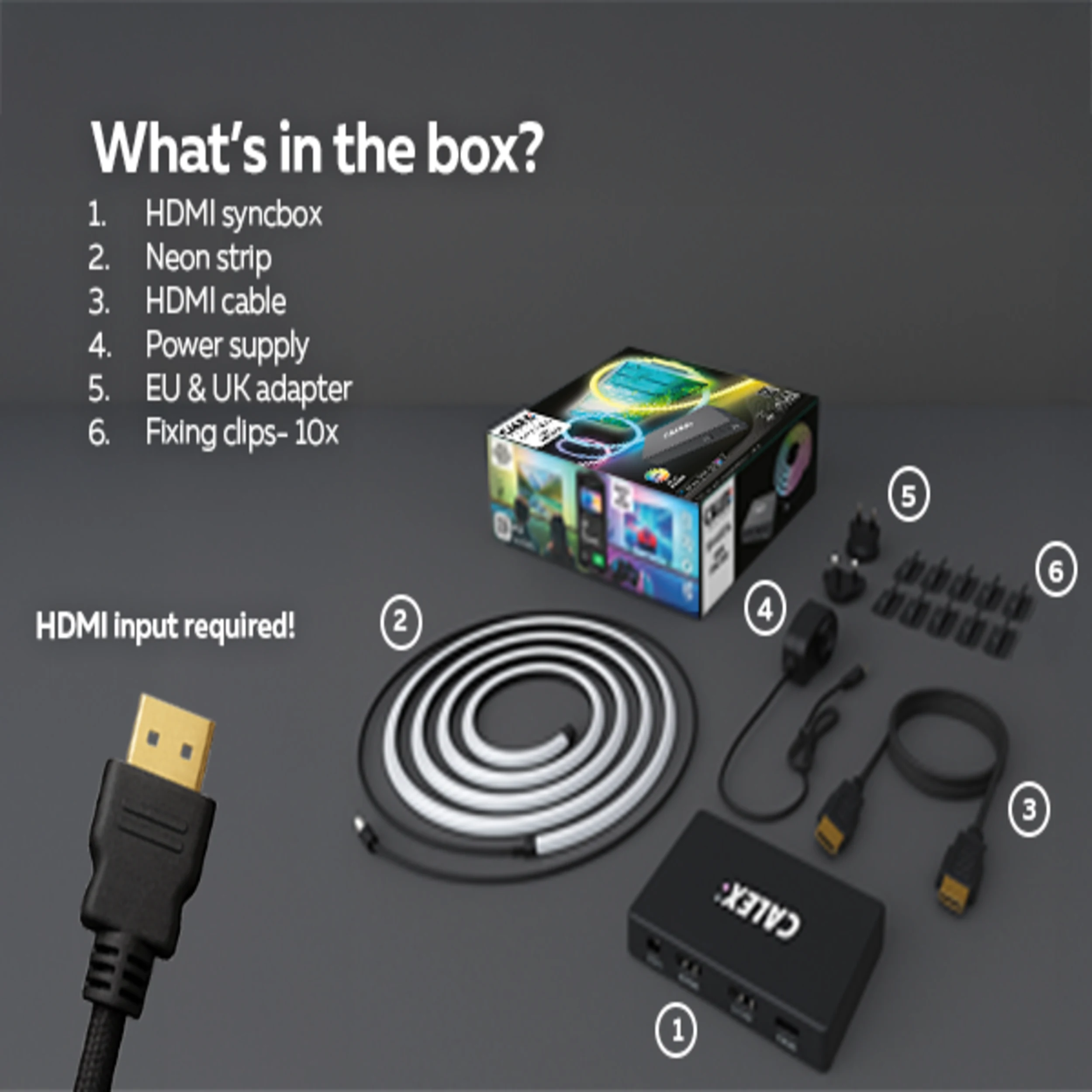 Calex Smart Syncbox - 2.45M - RGBIC