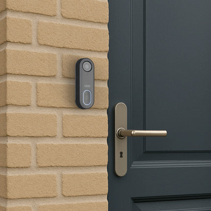 Calex Smart Video Doorbell - 1080P - Black