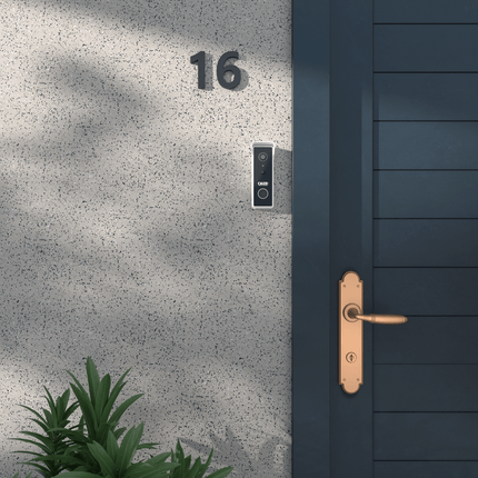 Calex Smart Video Doorbell - 2K - Wireless - Black
