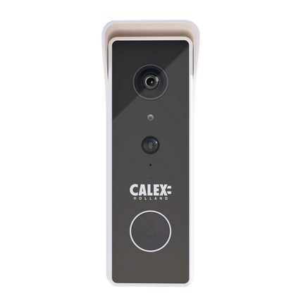 Calex Smart Video Doorbell - 2K - Wireless - Black