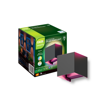 Calex Smart Wall Light - RGB and CCT - Black