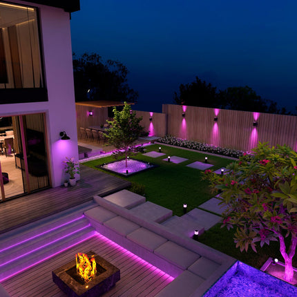 Calex Smart Wall Light - Up & Down - RGB + CCT - Black