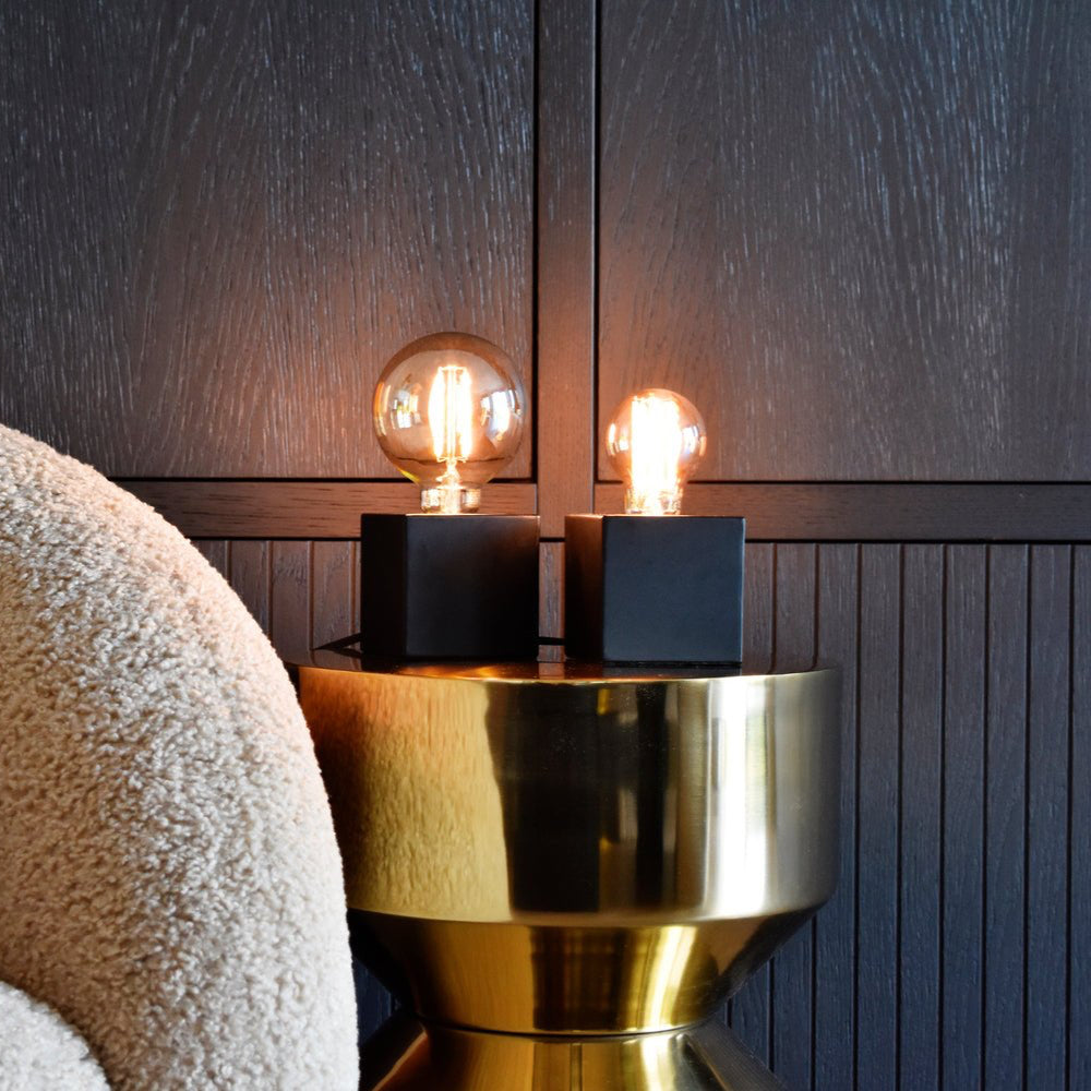 Calex Spiral Filament LED Bulb - E27 - G95 - Titanium