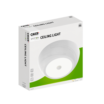 Calex Spot On Sensor Ceiling Light - Wireless-Outdoor-Battery operated