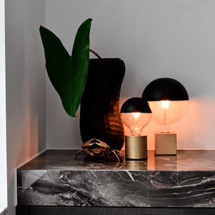 Calex Table Lamp Round - E27 - Gold