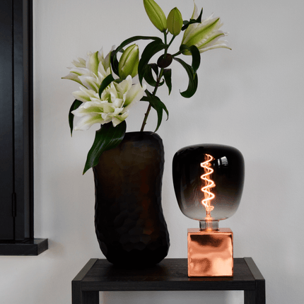 Calex Table Lamp Square - E27 - Copper - Excl. light source