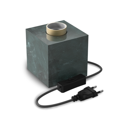 Calex Table Lamp Square - E27 - Marble - Green