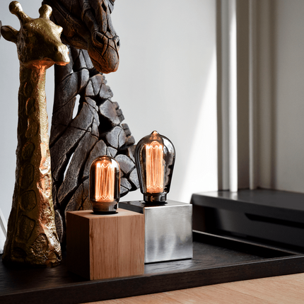 Calex Table Lamp Square - E27 - FSC® Wood