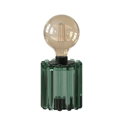 Calex Table Lamp Wave - Green - With timer - Battery operated