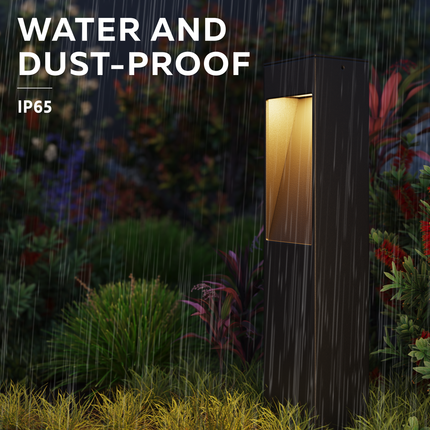 Calex Terni Garden Post - Black