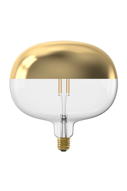 Calex Top mirror Bulb - E27 - Filament - Boden - Gold