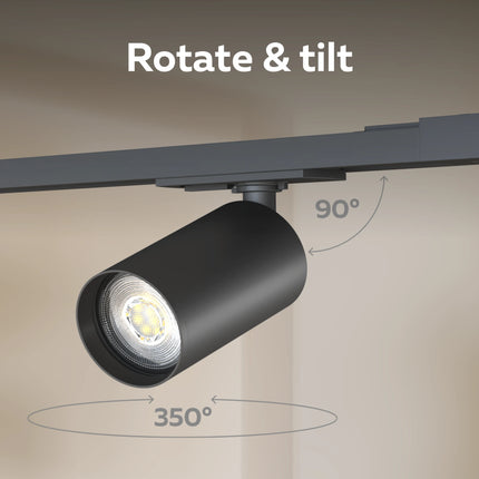 Calex Tracklight - 4x GU10 - 2M - Black