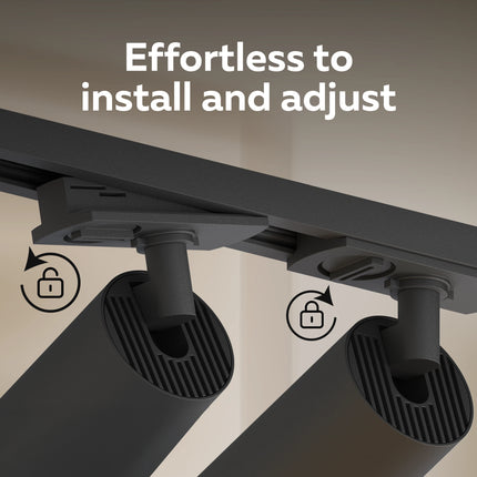 Calex Tracklight - 4x GU10 - 2M - Black