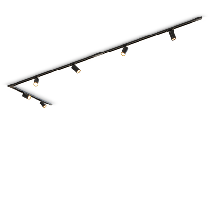 Calex Tracklight - 6x GU10 - 3M - Black