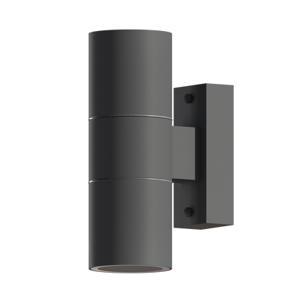 Calex Turin Wall Light - Up & Down - 2x GU10 - Anthracite