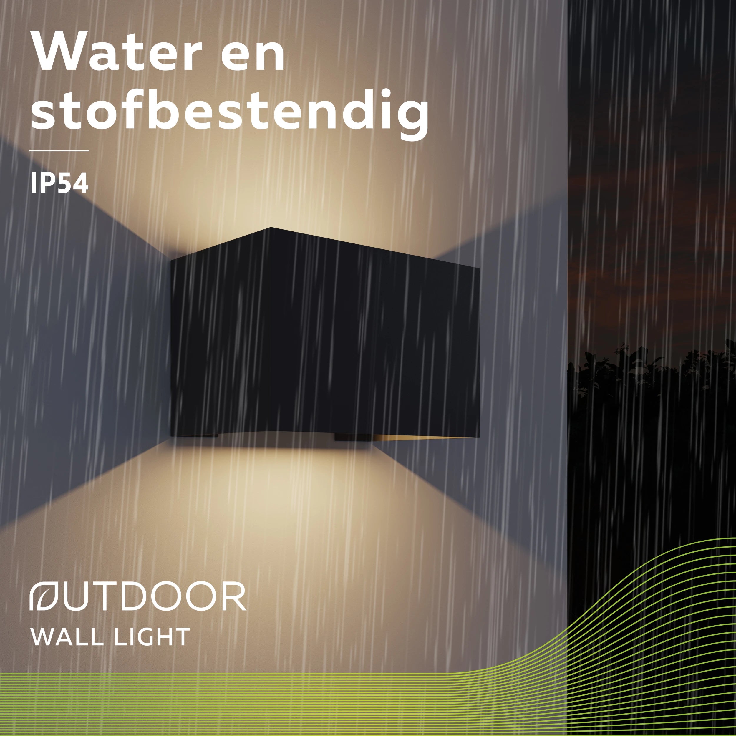 Calex Venice LED Wall Light - Up & Down - Anthracite