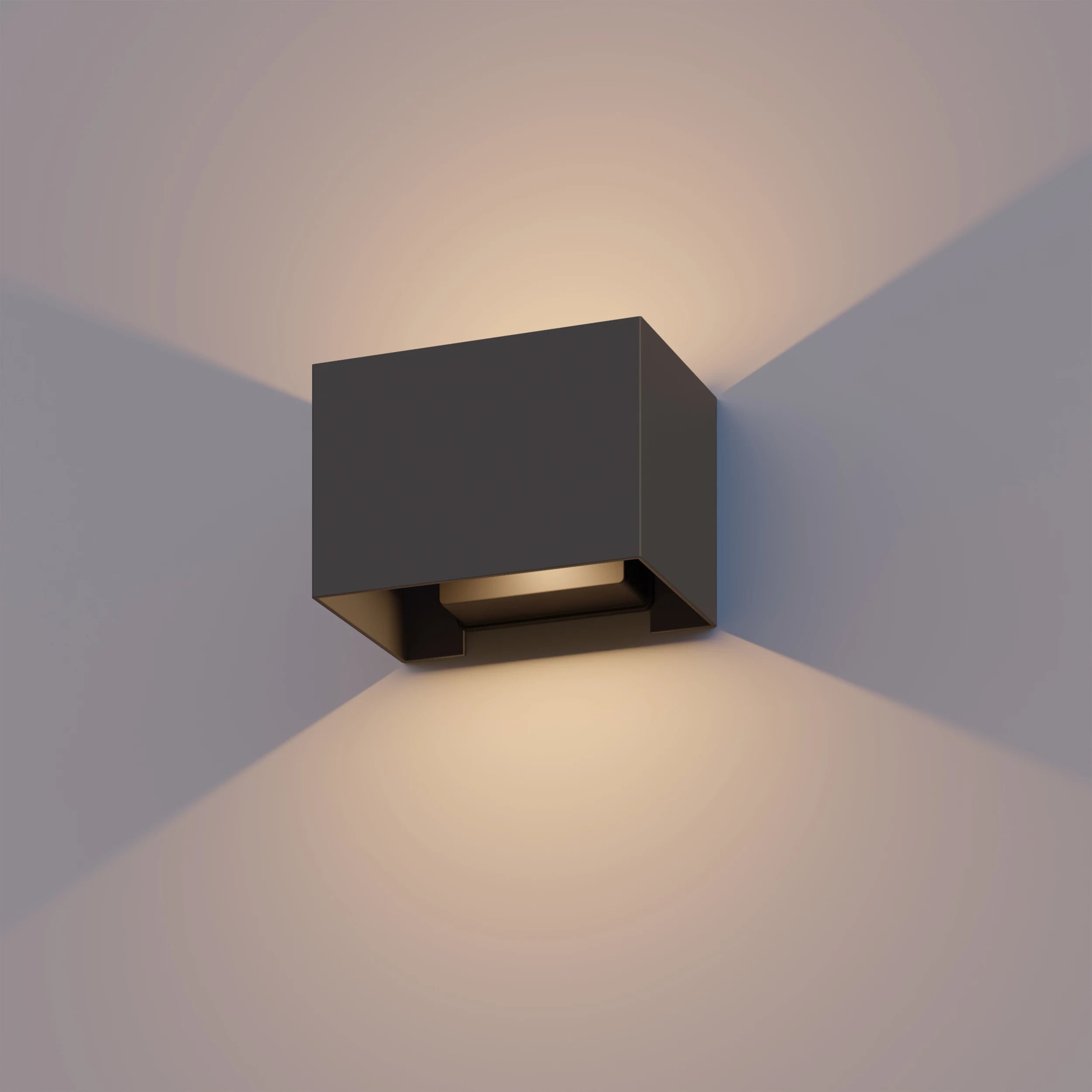 Calex Venice LED Wall Light - Up & Down - Anthracite